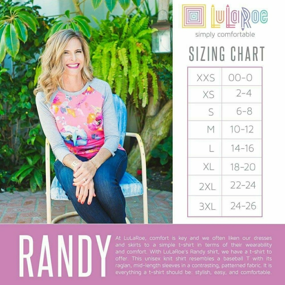 NWOT Lularoe Randy - Picture 4 of 4